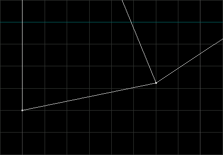 Вершины ступенек не совпадают с пересечениями линий сетки