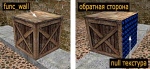 Пример использования null текстуры