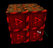 Выбранная сторона браша окрашена красным цветом