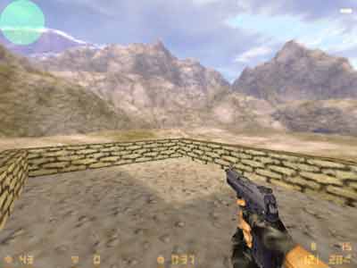 Так карта с небом от de_dust выглядит в игре